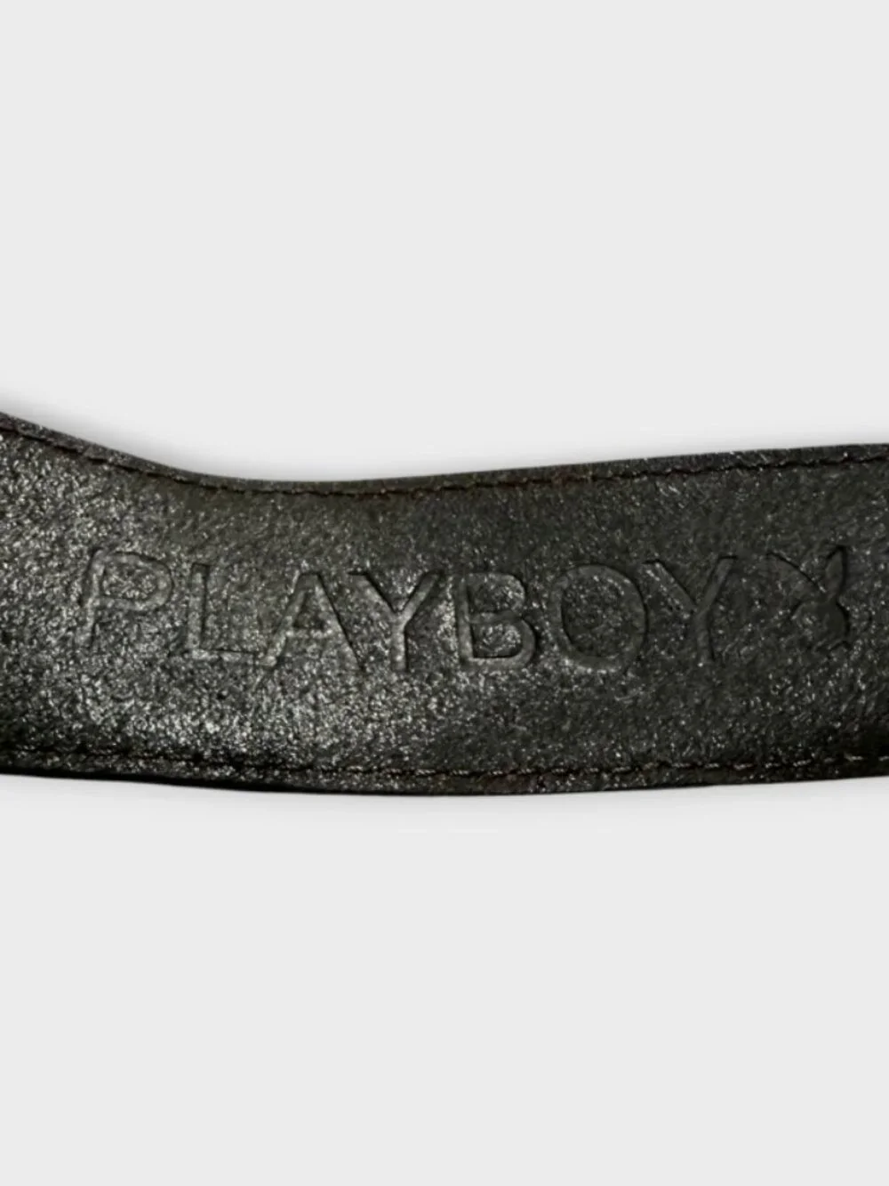 Vintage Playboy Bunny Suede Multi Color Belt